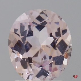 1.99cts Oval Medium Peach Blush Champagne Sapphire