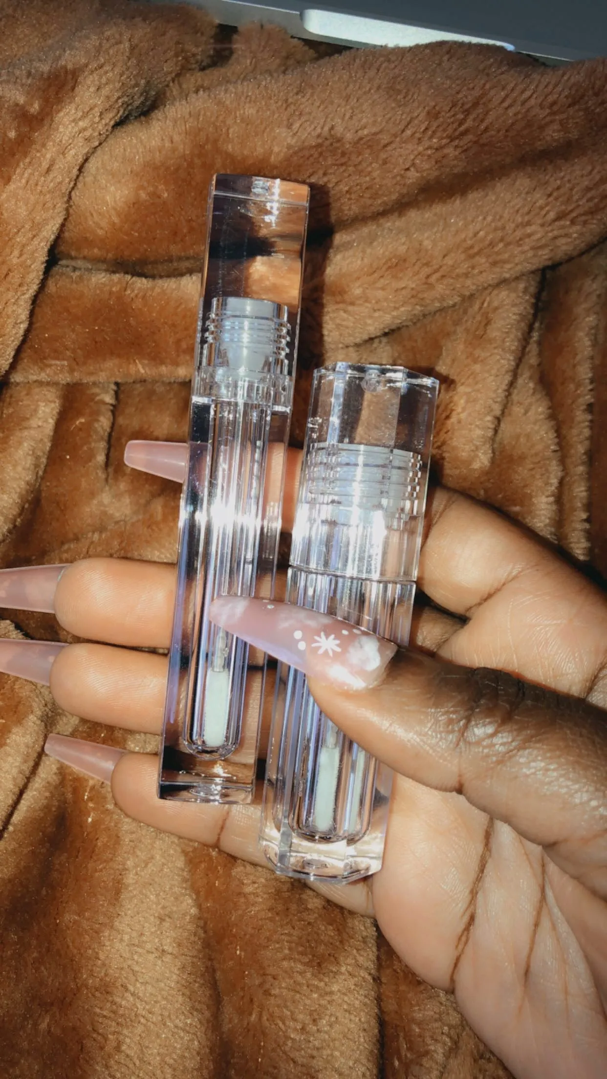 50pcs Clear Lip Gloss Tube (Screen Printing)