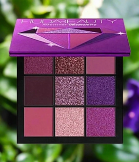 Amethyst Obsessions Palette - 9 Pigmented Shades for Sparkly Eye Makeup with Duo-Chrome Shimmers