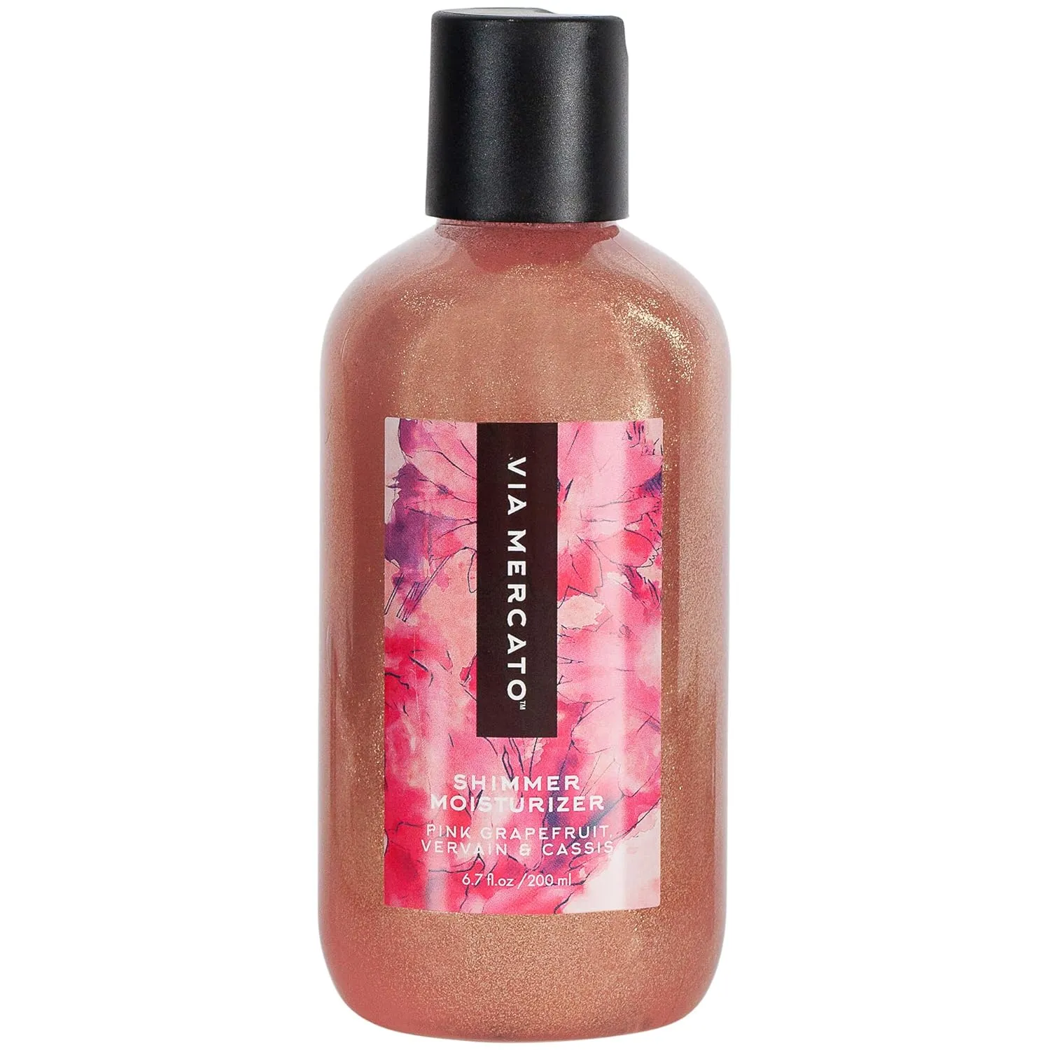 Bella Collection, Hydrates & Invigorates, Shimmer Moisturizer, 200 ML, No. 4 - Pink Grapefruit, Vervain & Cassis