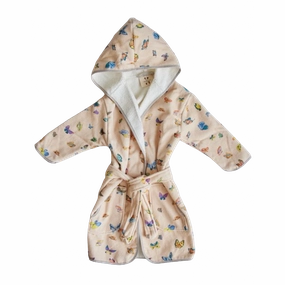 Blush Peach Madame Butterfly Bathrobe