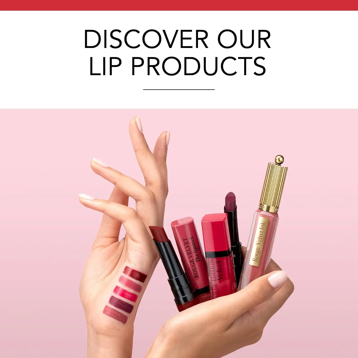 Bourjois Paris Rouge Velvet Lipstick 2.4g - 04 Hip Hip Pink