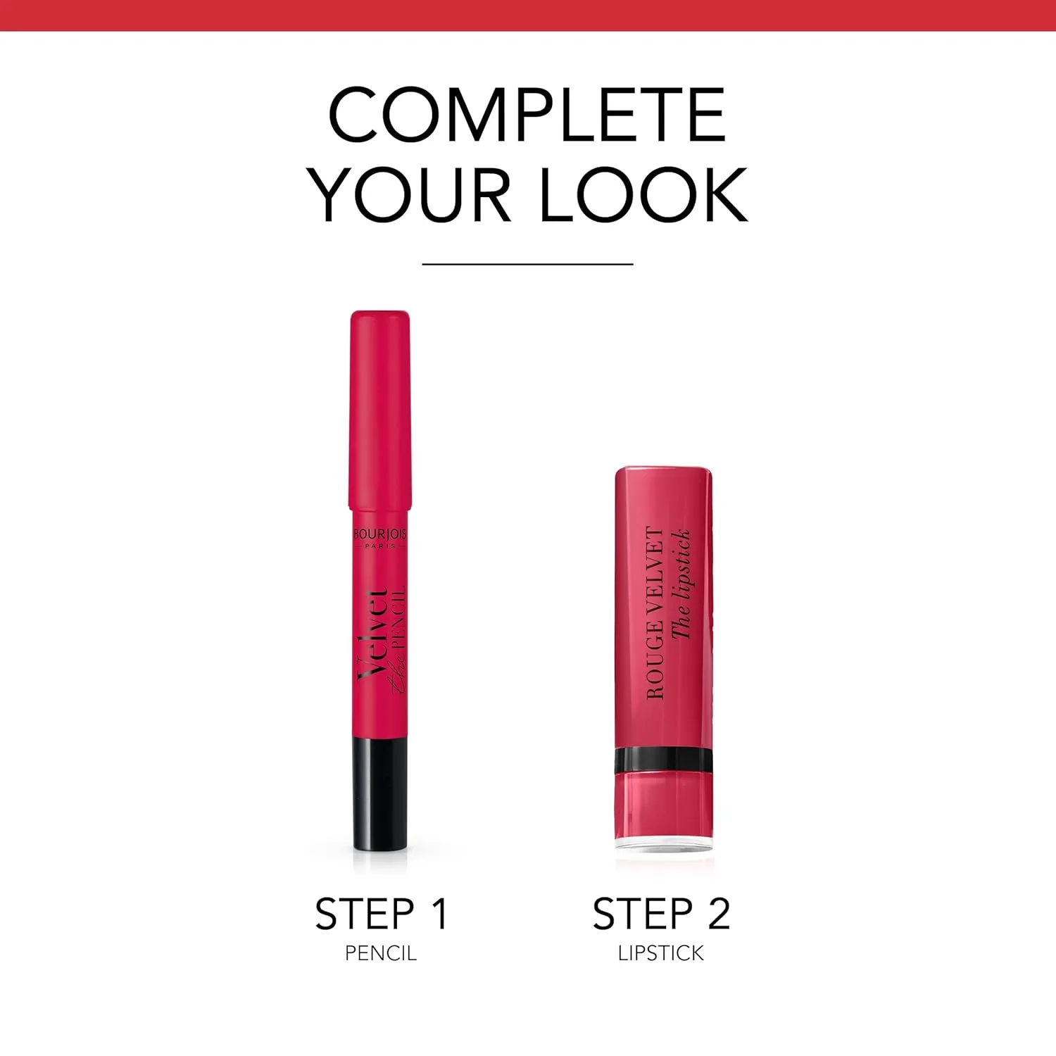 Bourjois Paris Rouge Velvet Lipstick 2.4g - 04 Hip Hip Pink