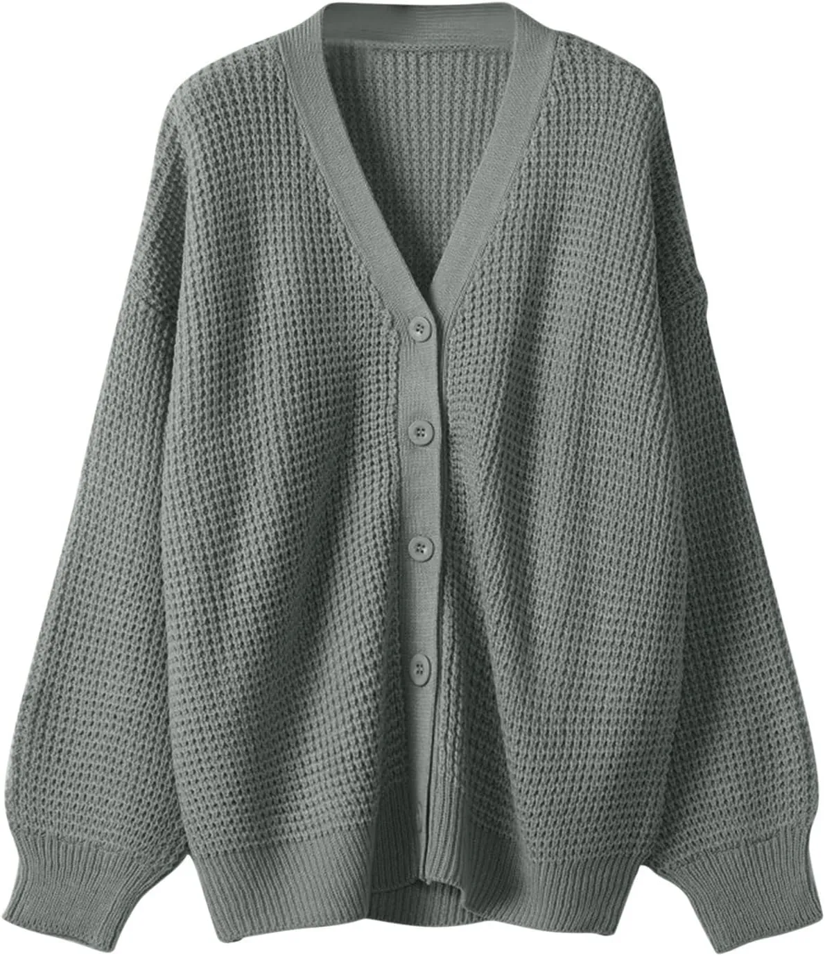 Cardigans for Women Loose Coat Button Down Long Sleeve Oversized Knit Cardigans Casual Soft Drape Fall Cardigan