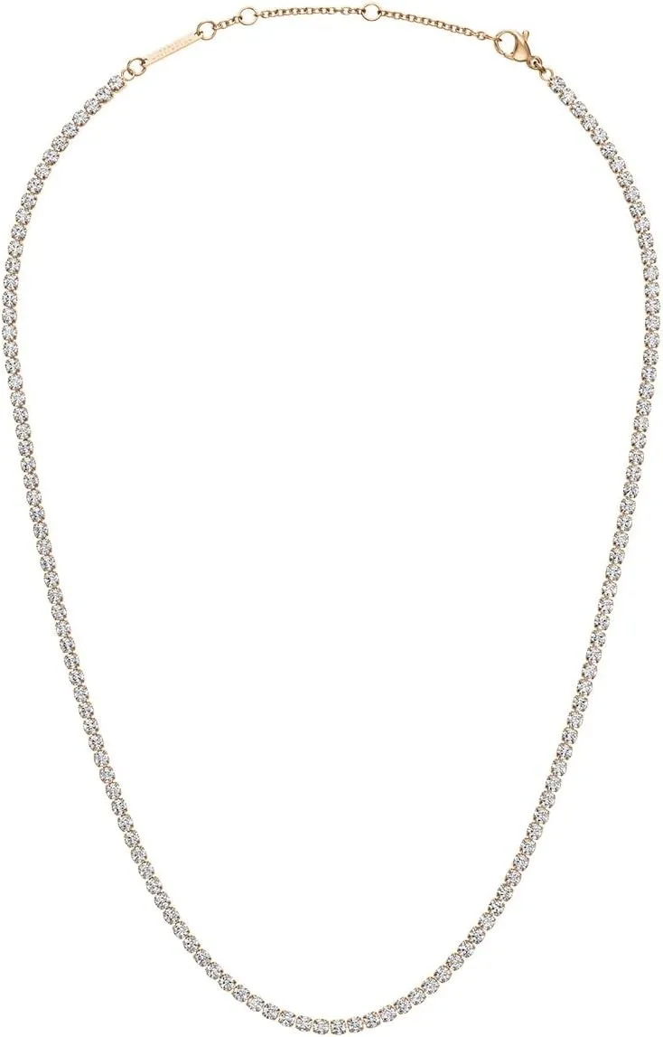 Daniel Wellington Classic necklace One Size Double Plated Stainless Steel (316L) And Crystals Rose Gold