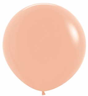Deluxe Peach Blush Latex Balloon (Bag of 10) - 24"