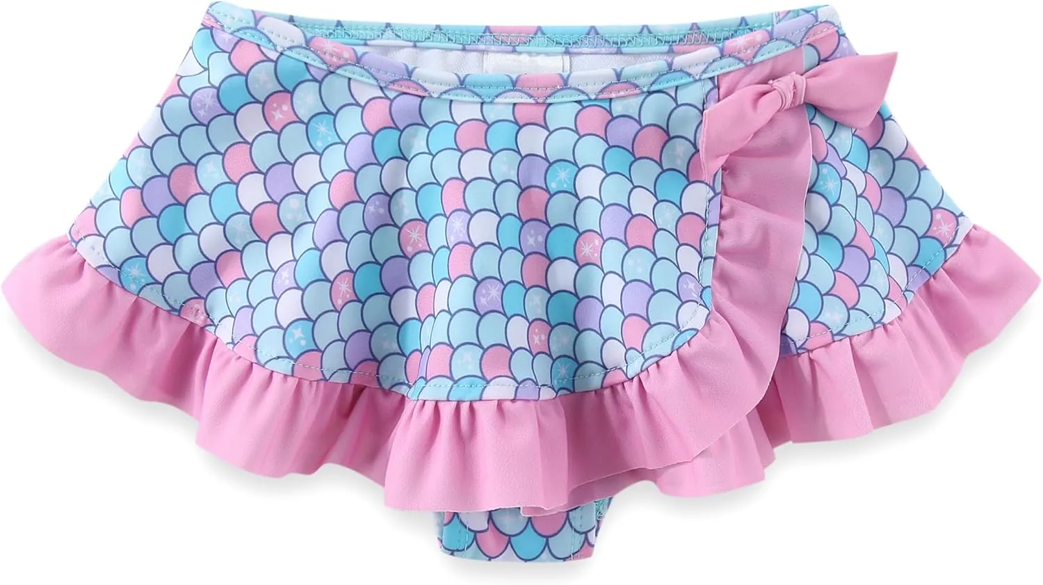 Disney The Little Mermaid Girls UPF 50  Bathing Suit Tankini Top and Bikini Bottom Swimsuit Set for Toddler and Big Kids
