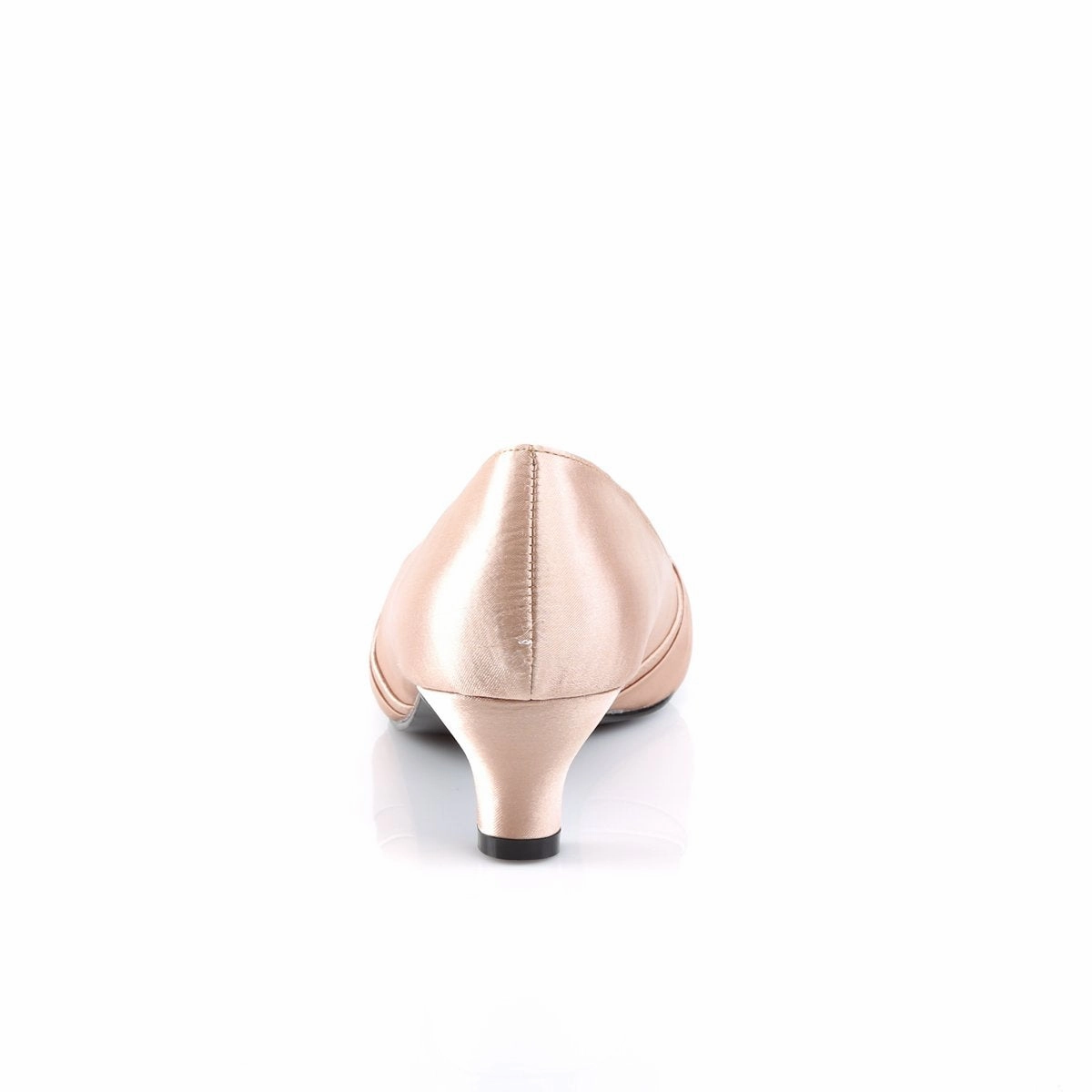 FAB-422 Pleaser Pink Label 2" Heel Blush Satin Fetish Shoes