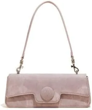 Genuine Leather Pink Armpit Bag Female 2024 New Explosion High Feeling Niche Commuter Single Shoulder Crossbody