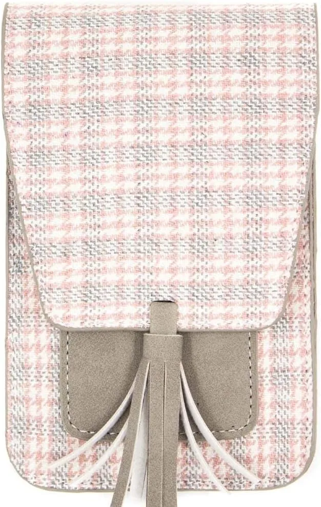 K. Carroll Accessories Harper Crossbody View Pink Tweed