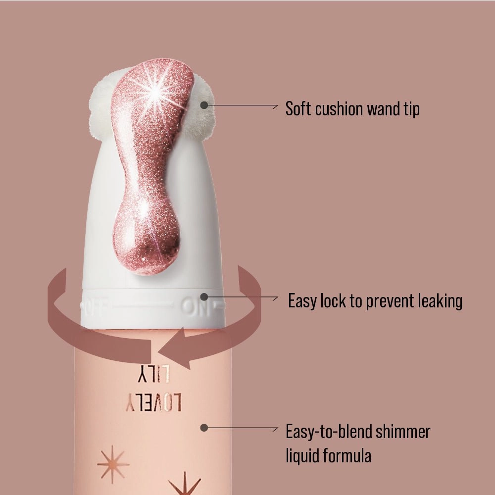 KISS NEW YORK PROFESSIONAL – Pearl Highlight Wand | Radiant Glow   Sponge Cushion Applicator | Shades 01–02