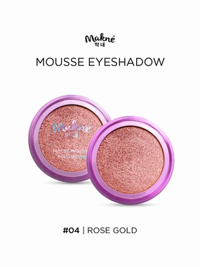 Makne Mousse Eye Shadow 04 Rose Gold 2g (Thai)