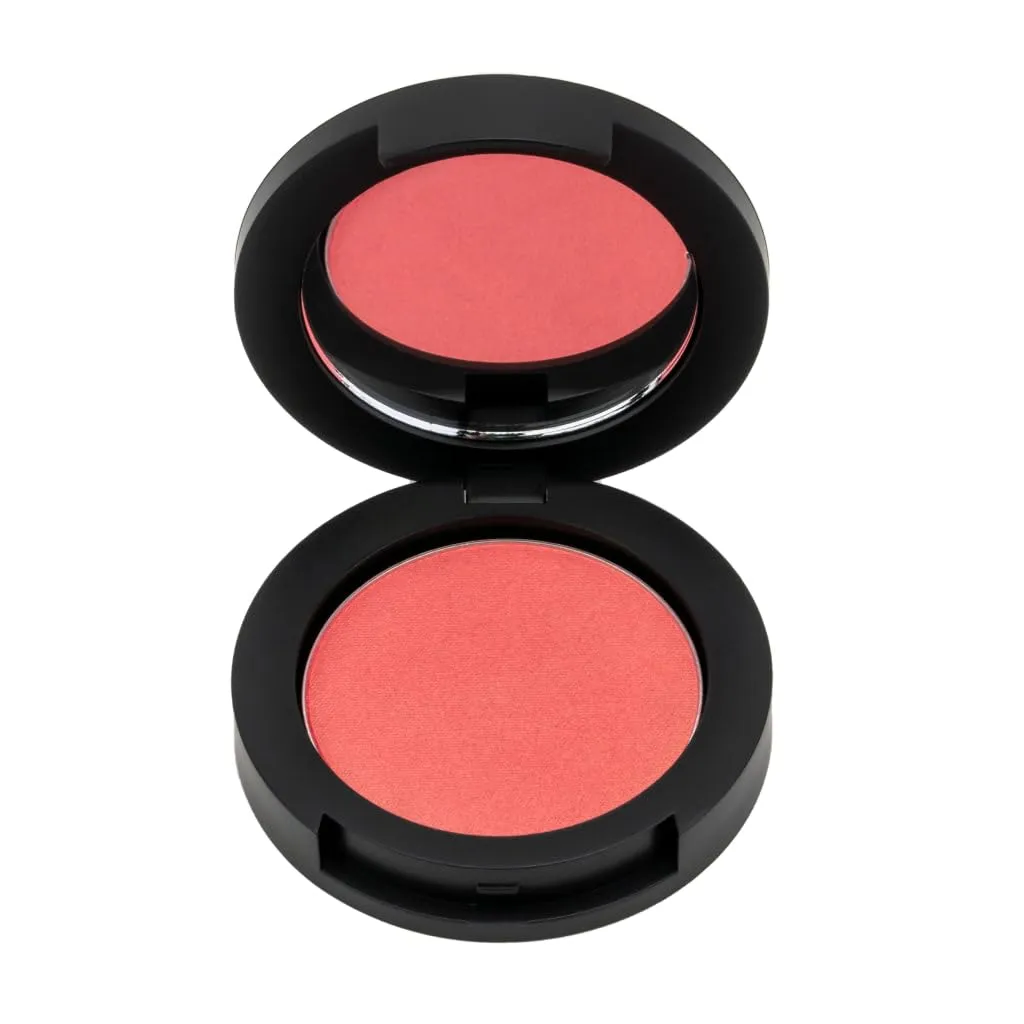 Moodstruck Pressed Blusher | 0.15 oz | Sisterly Pink Shimmer | Lightweight & Blendable Blush for Cheeks | With Antioxidant Ingredients | Radiant Finish