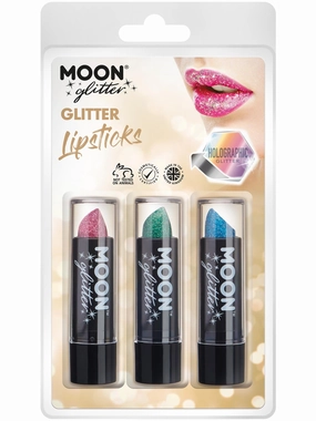 Moon Glitter Holographic Glitter Lipstick,   Wholesale