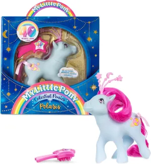 My Little Pony Classics - Celestial Ponies - Polaris - Retro 4" Collectible Play Figure, Great for Kids, Toddlers, Adults, Girls and Boys Ages 3 