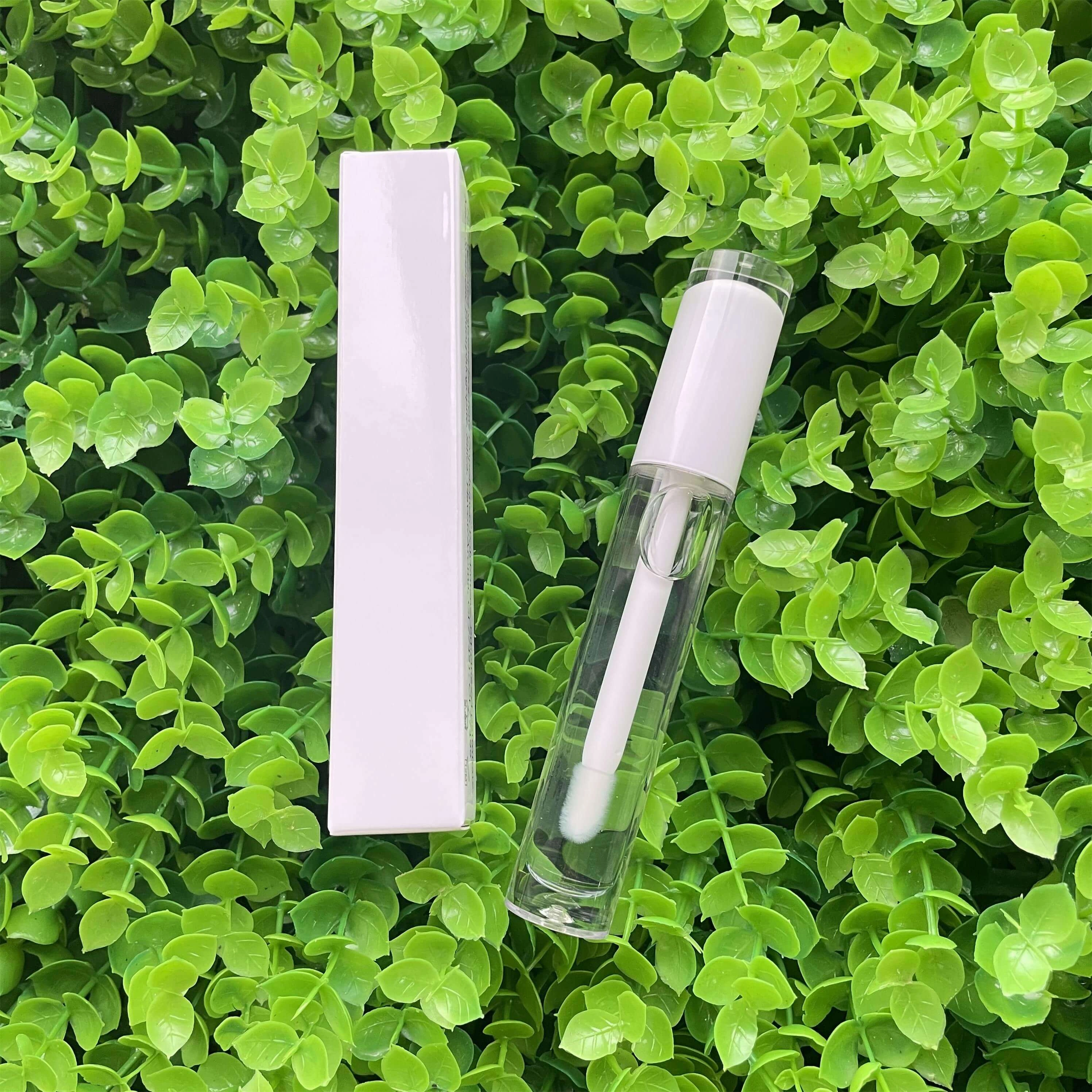 Natural Luxury Transparent Lipgloss White Rose Gold Tube Private Label Wholesale Clear Lip Gloss Bulk