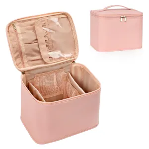 OCHEAL Makeup Bag, Large Travel Makeup Bag Cosmetic Bags for Women Traveling Washable Make Up Bag Organizer Case -Large Pink