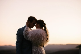 Ostrich Bolero - Blush