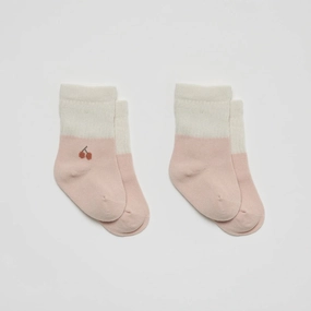 Over the Dandelions | Socks - Cherry