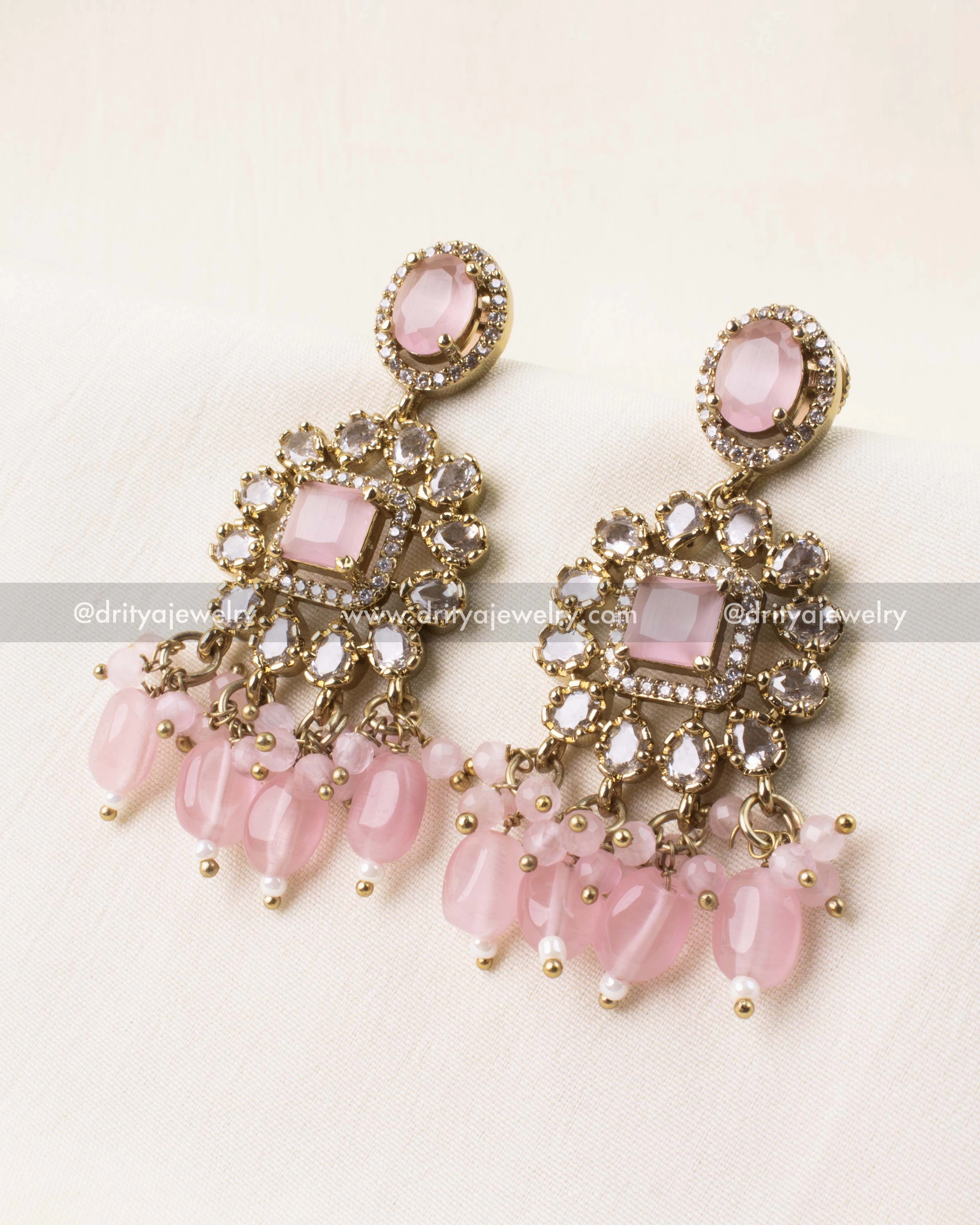 Premium Victorian Choker Set - Blush Pink