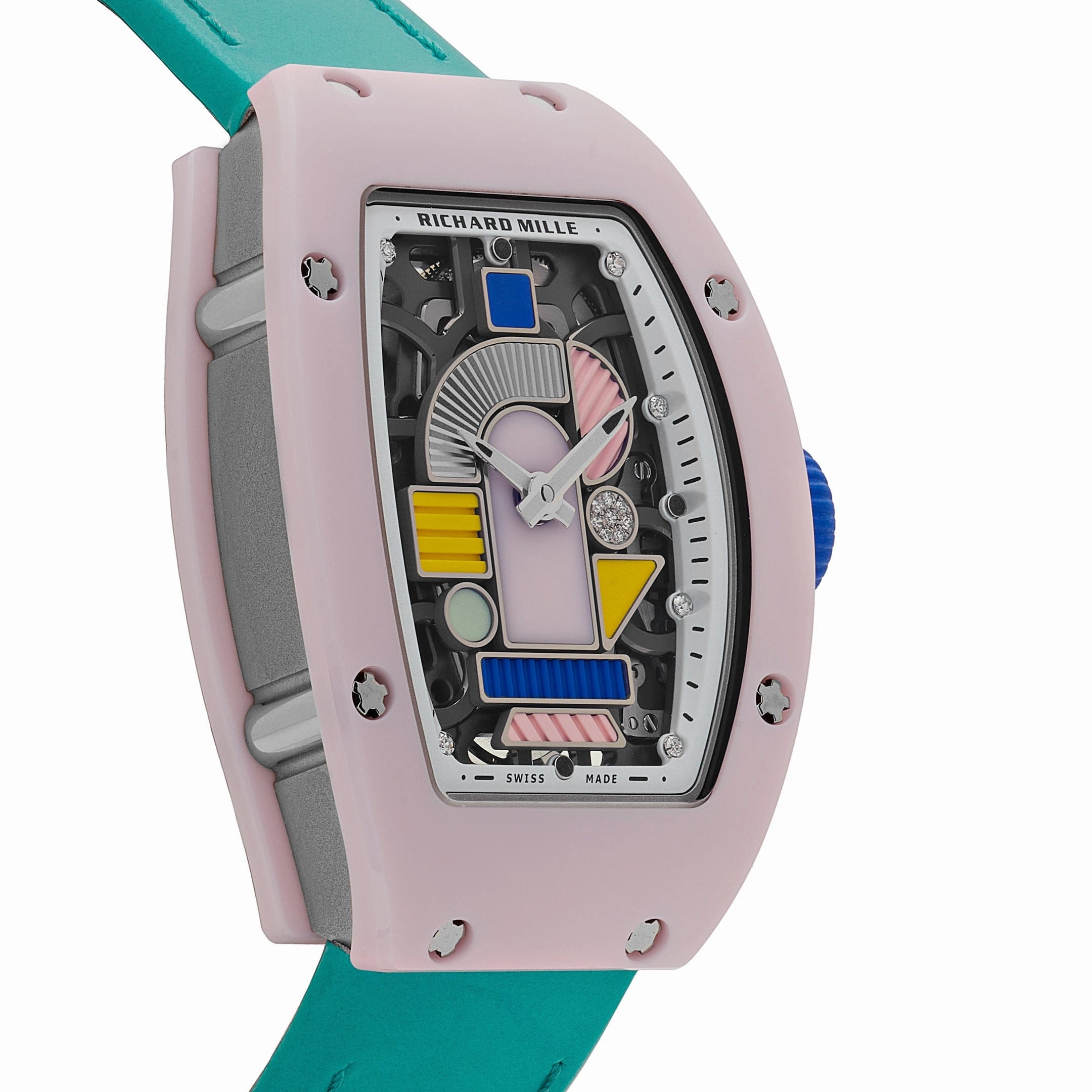 RM-Luxury-Watches LF 07-01 'Ladies' Coloured Ceramics Blush Pink Limited Edition