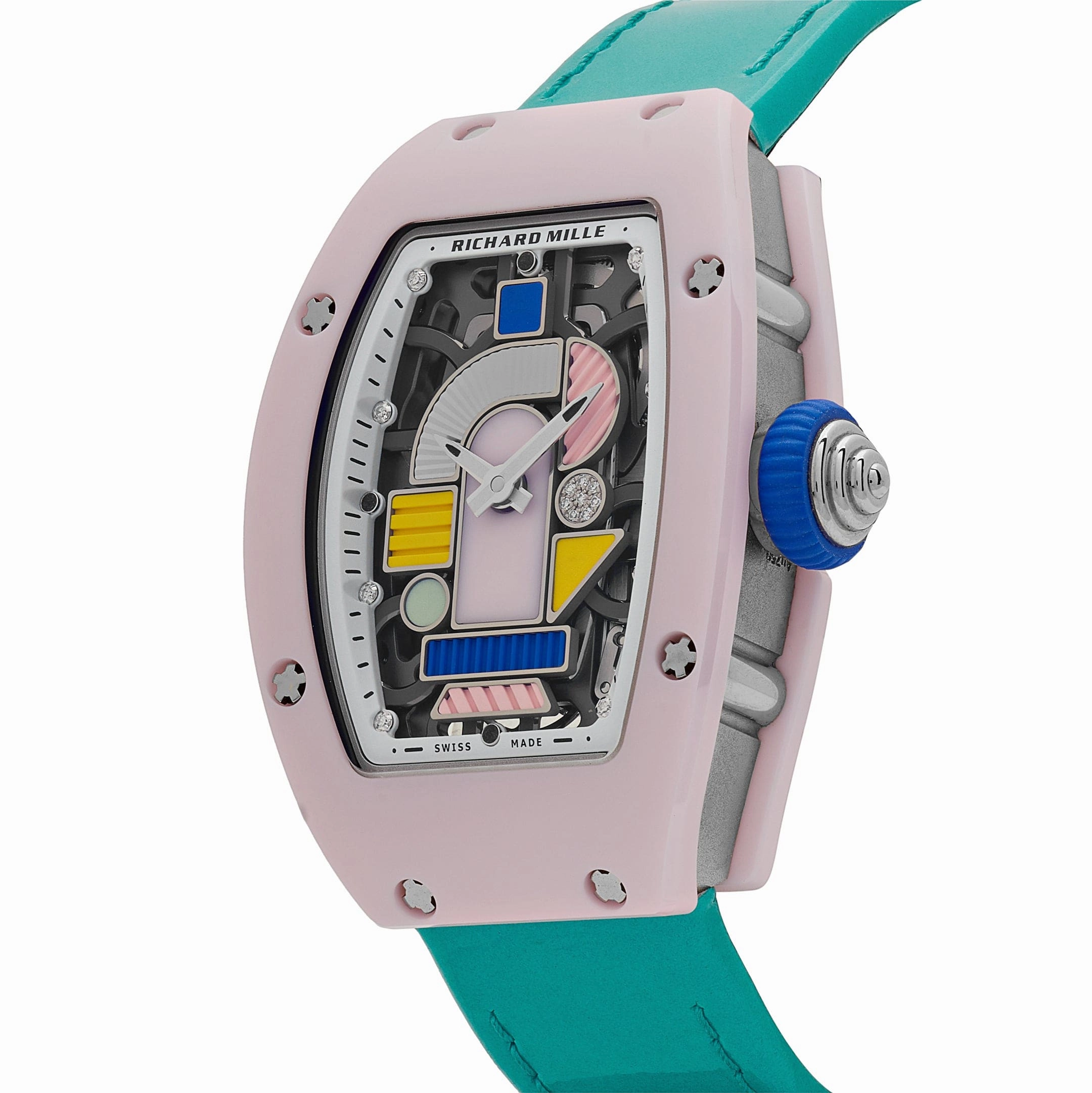 RM-Luxury-Watches LF 07-01 'Ladies' Coloured Ceramics Blush Pink Limited Edition