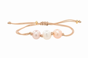 Sea Lustre Triple Blush Splash Bracelet