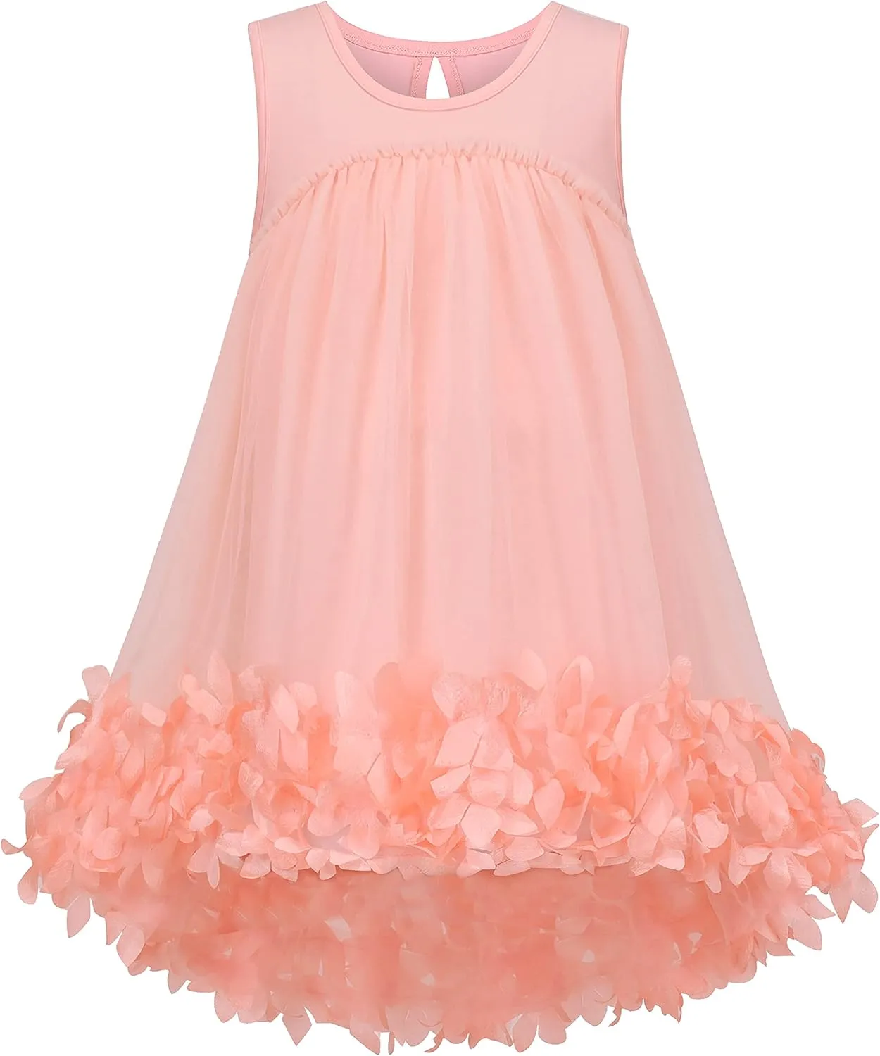 Sunny Fashion Girls Dress A-line Cute Handbag White Princess Size 5-10