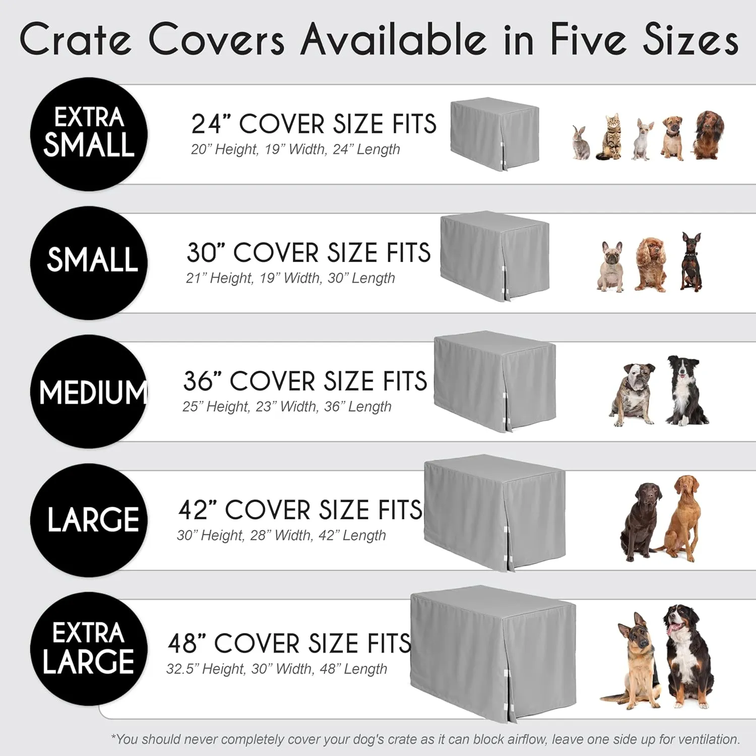 Sweet Jojo Designs 36in. Medium Dog Crate Cover (Pink/Grey Boho Floral) for Girls Pet Cage, Kennel Covers (Watercolor, Flower, Elegant Rose, Bohemian, Shabby Chic, Farmhouse, Nature, Blush & Gray)